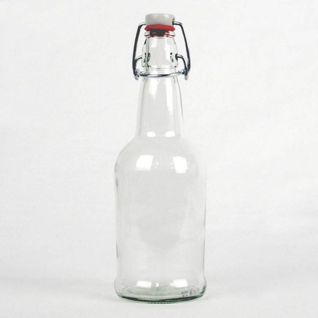 16.9 Oz Clear Glass Bottles 