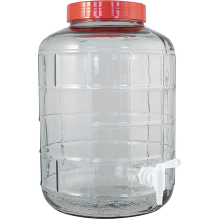 Wide Mouth Glass Carboy with Spigot