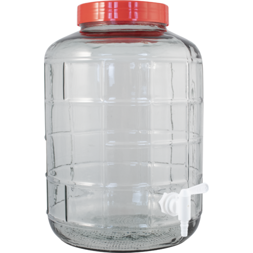 Wide Mouth Glass Carboy with Spigot