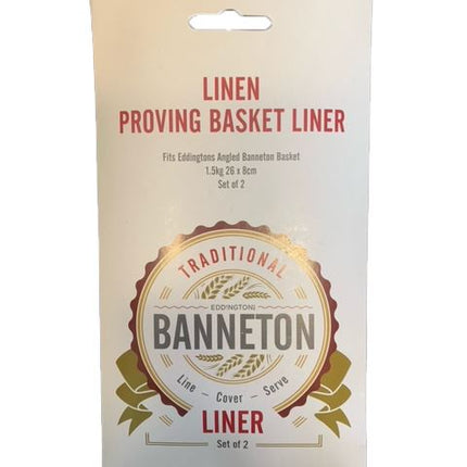 Banneton Proving Basket Liner 2 Pack - Fits Angled 10.2x3.1”