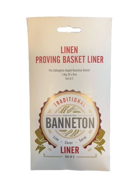 Banneton Proving Basket Liner 2 Pack - Fits Angled 10.2x3.1”