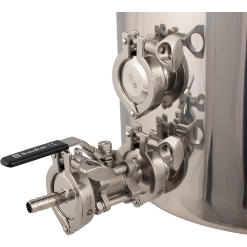 BrewBuilt® Brewing Kettle | T.C. x T.C. Ball Valve