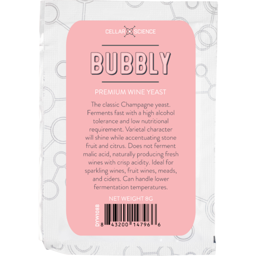 CellarScience® BUBBLY Dry Wine Yeast