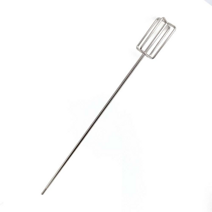 Premium Stainless Steel Drill Powered Mash Stirrer & Mixer | 1/4" Hex Drive