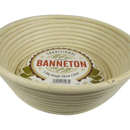 Banneton Eddingtons Round Angled Basket Ø10x3"