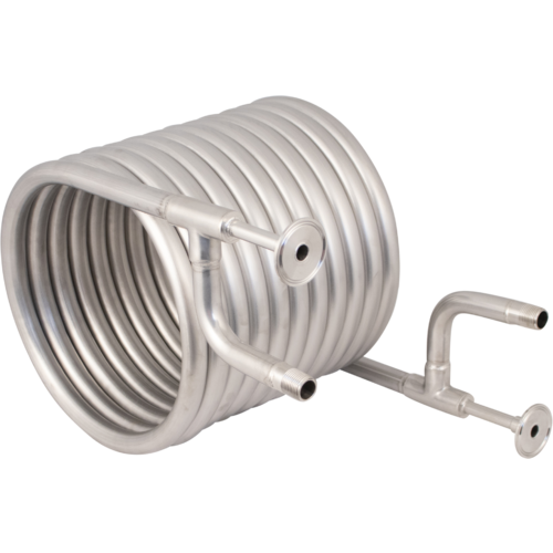 BrewBuilt® Stainless Steel Tri-Clamp Counterflow Chiller