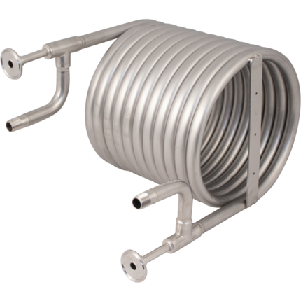 BrewBuilt® Stainless Steel Tri-Clamp Counterflow Chiller