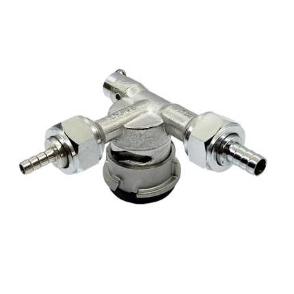 Low Profile D System Keg Coupler – Stainless Steel- NSF Certified