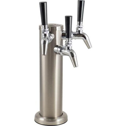 KOMOS® Stainless Draft Tower With Stainless NukaTap Faucets