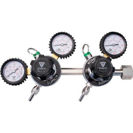 KOMOS® Premium Dual Body CO2 Regulator