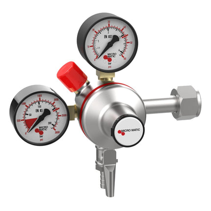 Premium Plus Dual Gauge CO2 Regulator - Low Pressure - 0-60 PSI – Check Valve