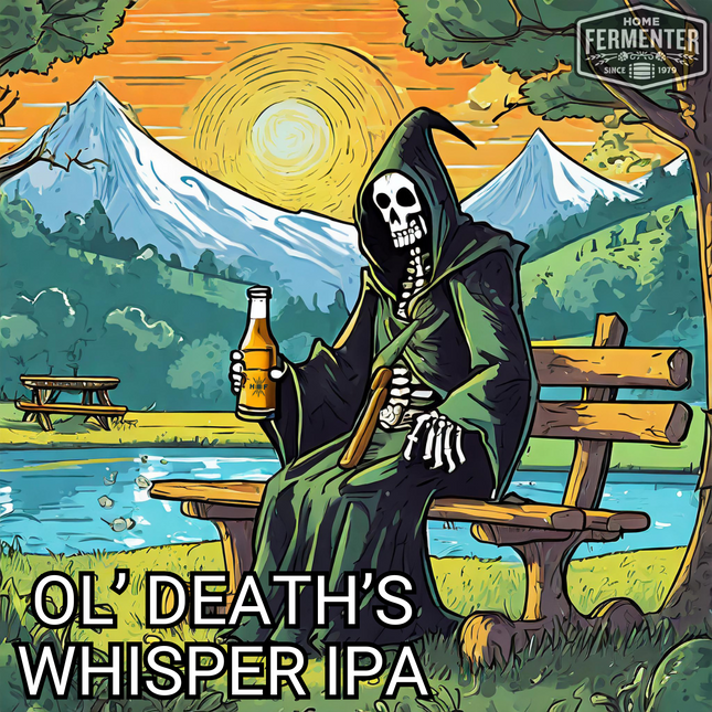 Ol' Death's Whisper IPA extract recipe kit.