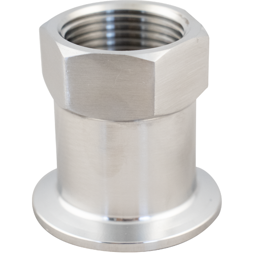 1.5'' Tri-Clamp x 1'' FPT, Stainless Steel