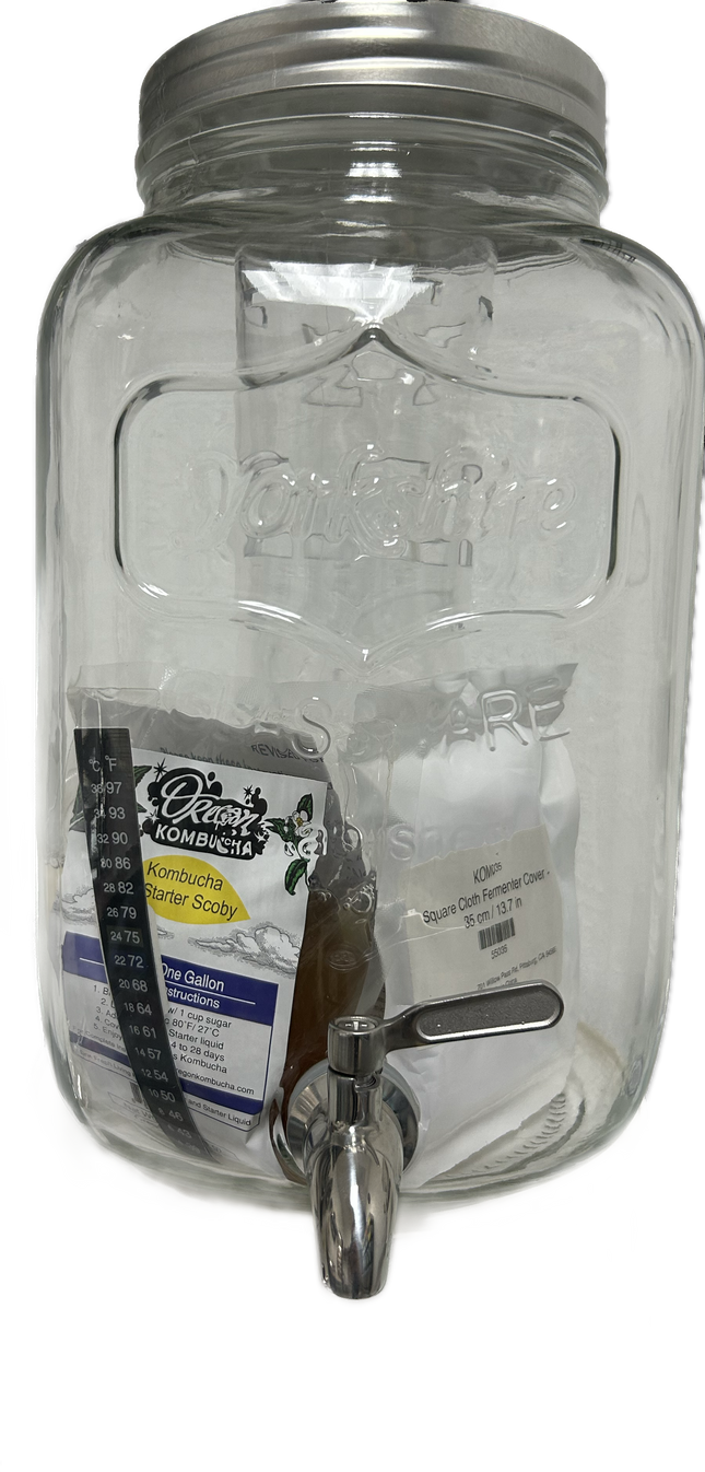 Deluxe 2 Gallon Kombucha Kit with Spigot