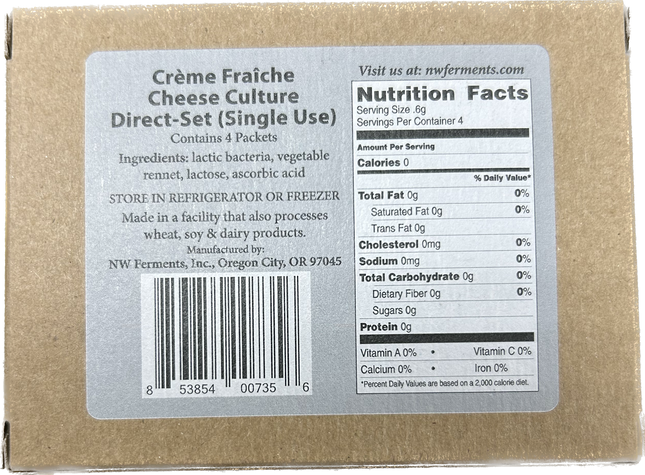 Crème Fraîche Cheese Culture