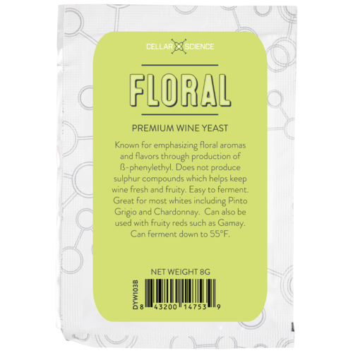 CellarScience® FLORAL Dry Wine Yeast