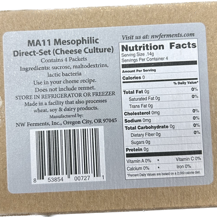 MA11 (Mesophilic) Cheese Culture