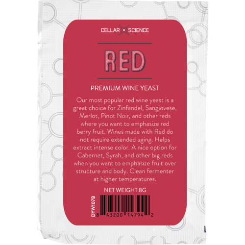 CellarScience® RED Dry Wine Yeast