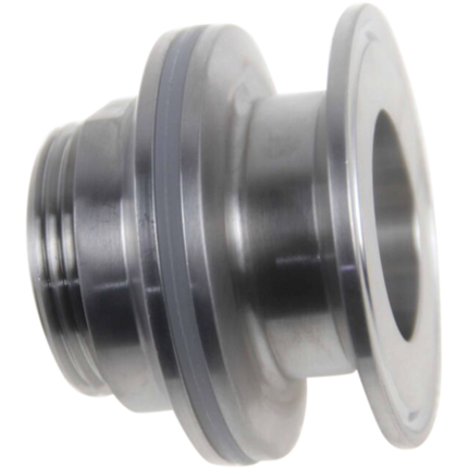 Stainless Tri-Clamp Weldless Bulkhead - 2 in.