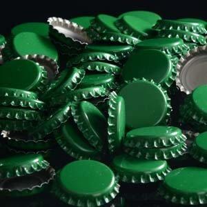 Oxygen Absorbing Green Bottle Caps