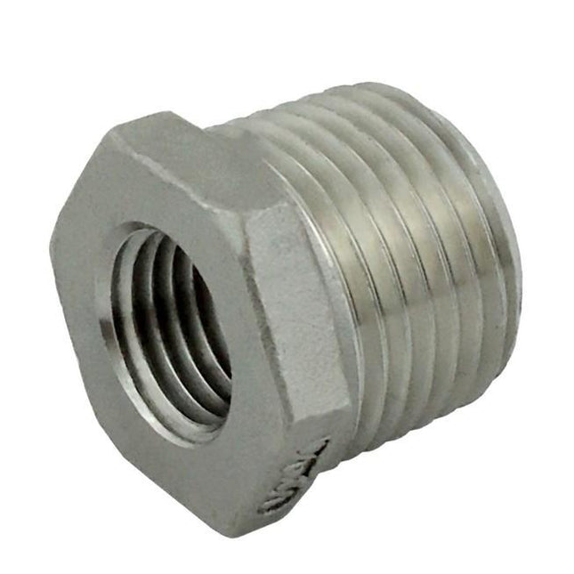 1/4" FPT x 1/2" MPT Bushing