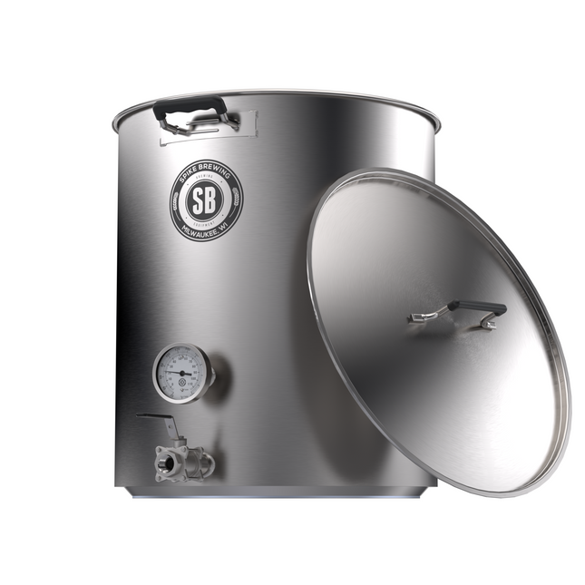 20 Gallon Spike Brewing Kettle - V4, Vertical Couplers