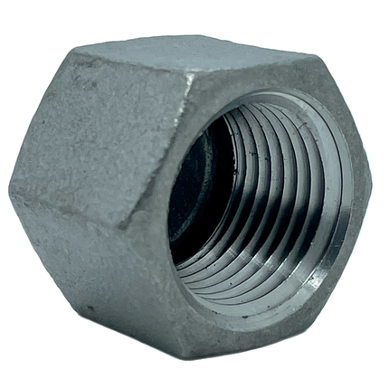 Hexagon Cap 1/2'' FPT, Stainless Steel