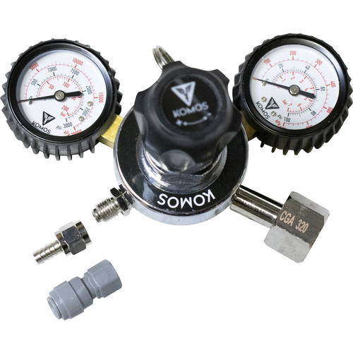 KOMOS Dual Gauge Co2 Regulator