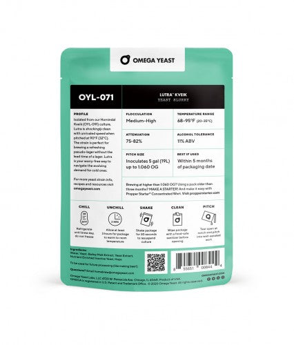 OYL-071 Lutra™ Kveik - Omega Yeast