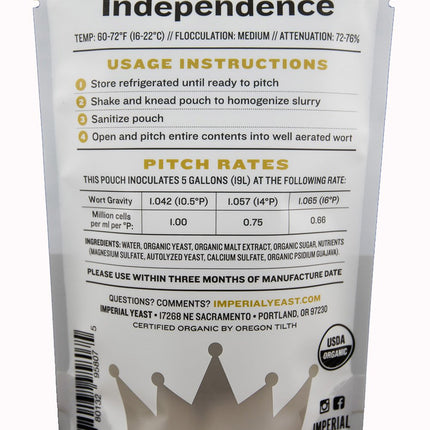 A15 Independence - Imperial Yeast