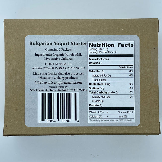 Bulgarian Yogurt Starter Culture