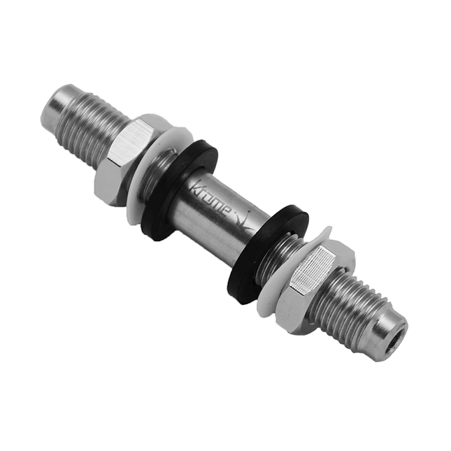 CO2 Bulk Head 2-7/8” Long, 1/4" Thread MFL