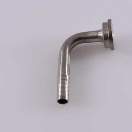 Elbow Tailpiece, 1/4'' Barb, Stainless Steel