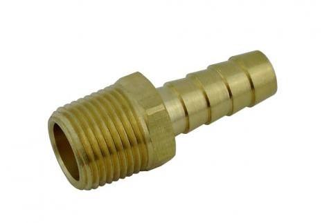 Hose Stem, 1/4" MPT x 5/16" Barb