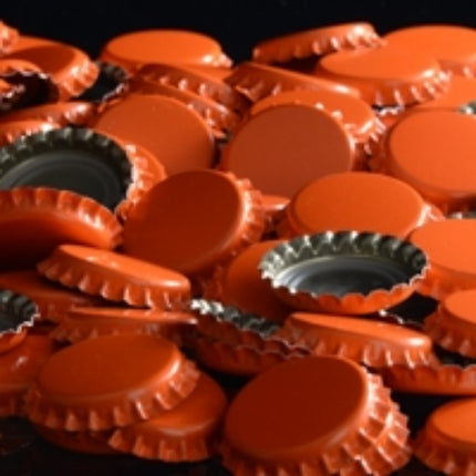 Oxygen Absorbing Orange Bottle Caps