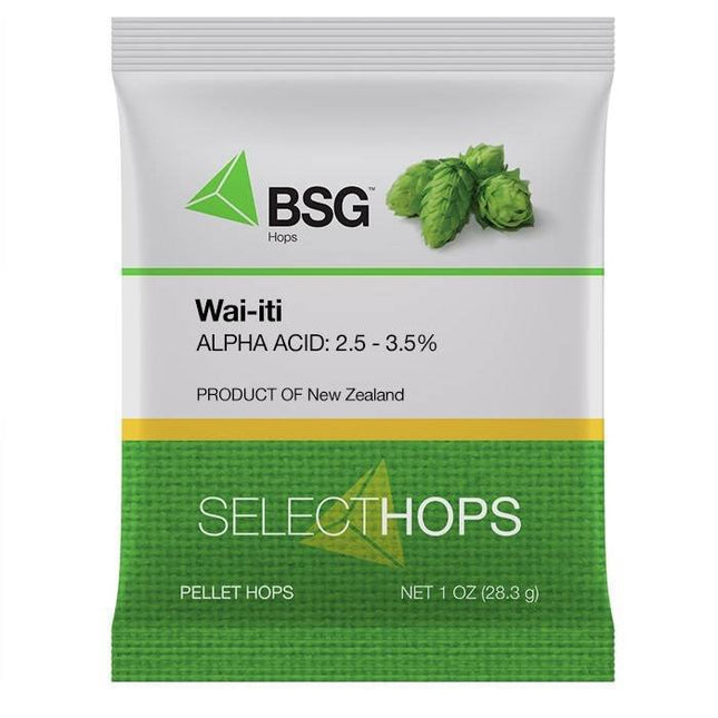 1 ounce Wai-iti Hop Pellets