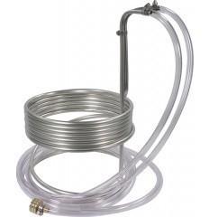 3/8'' x 25' Stainless Wort Chiller